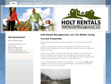 Tablet Screenshot of holtrentalmanagement.com